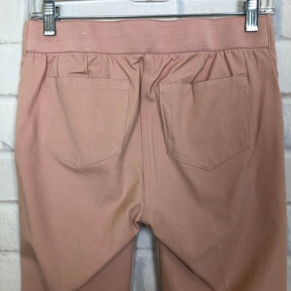 Soft Surroundings Pink Pants Petite Size PXS Button Hem Pull On Waist Stretch - Picture 5 of 7